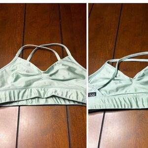 Tiger Friday Mint Green Strappy Sports Bra Adult Small
